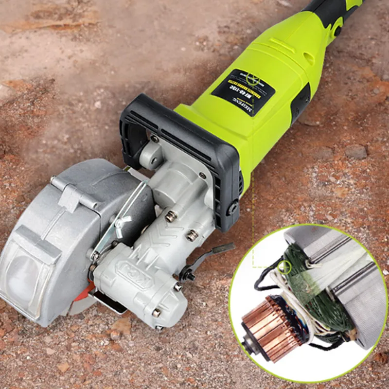 Wall slotting machine Steel Concrete cutting machine Electric 220V  4000W 36MM Wall Chaser Groove Cutting Machine