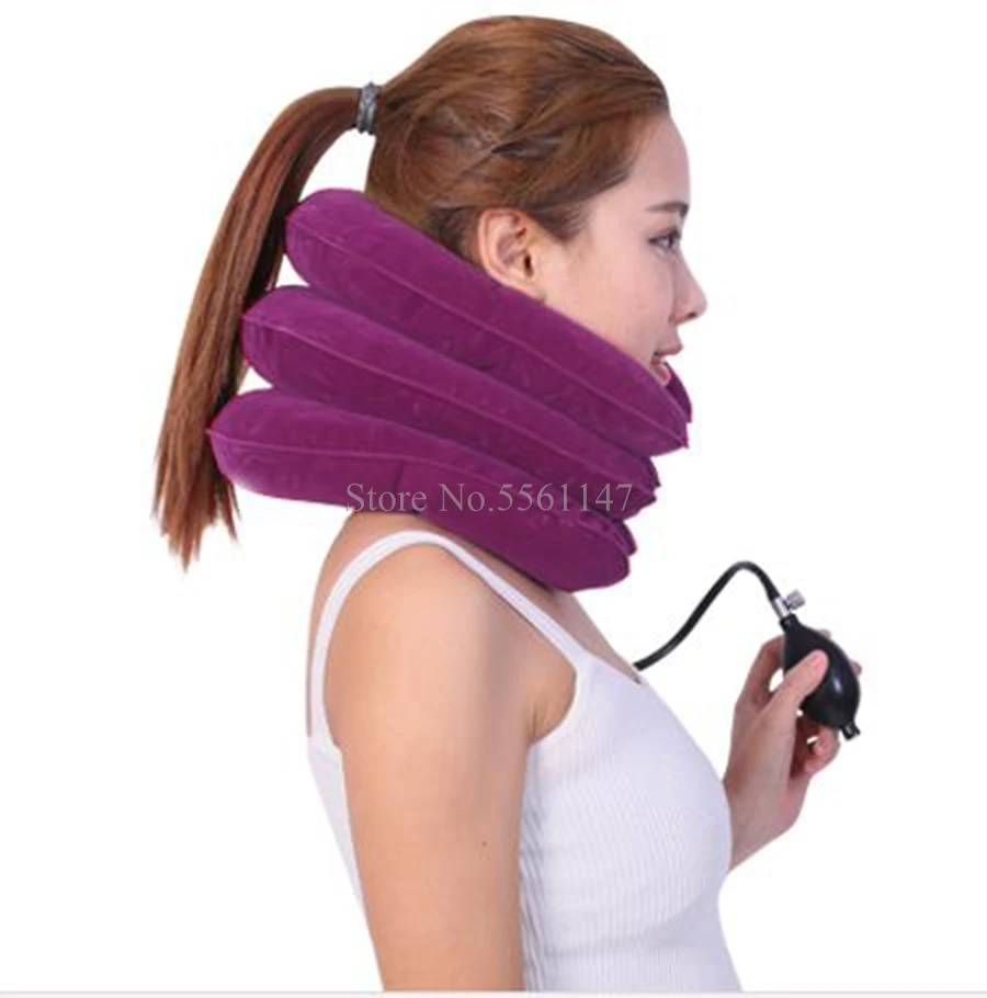 

Cervical Neck Traction Medical Correction Device Cervical Support Posture Corrector Neck Stretcher Relaxation Inflatable Collar