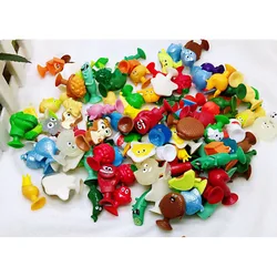 50~100pcs/set Cute Vegetable Sucker Dolls Fruit Animals Figures Capsule Toys Gifts For Kids