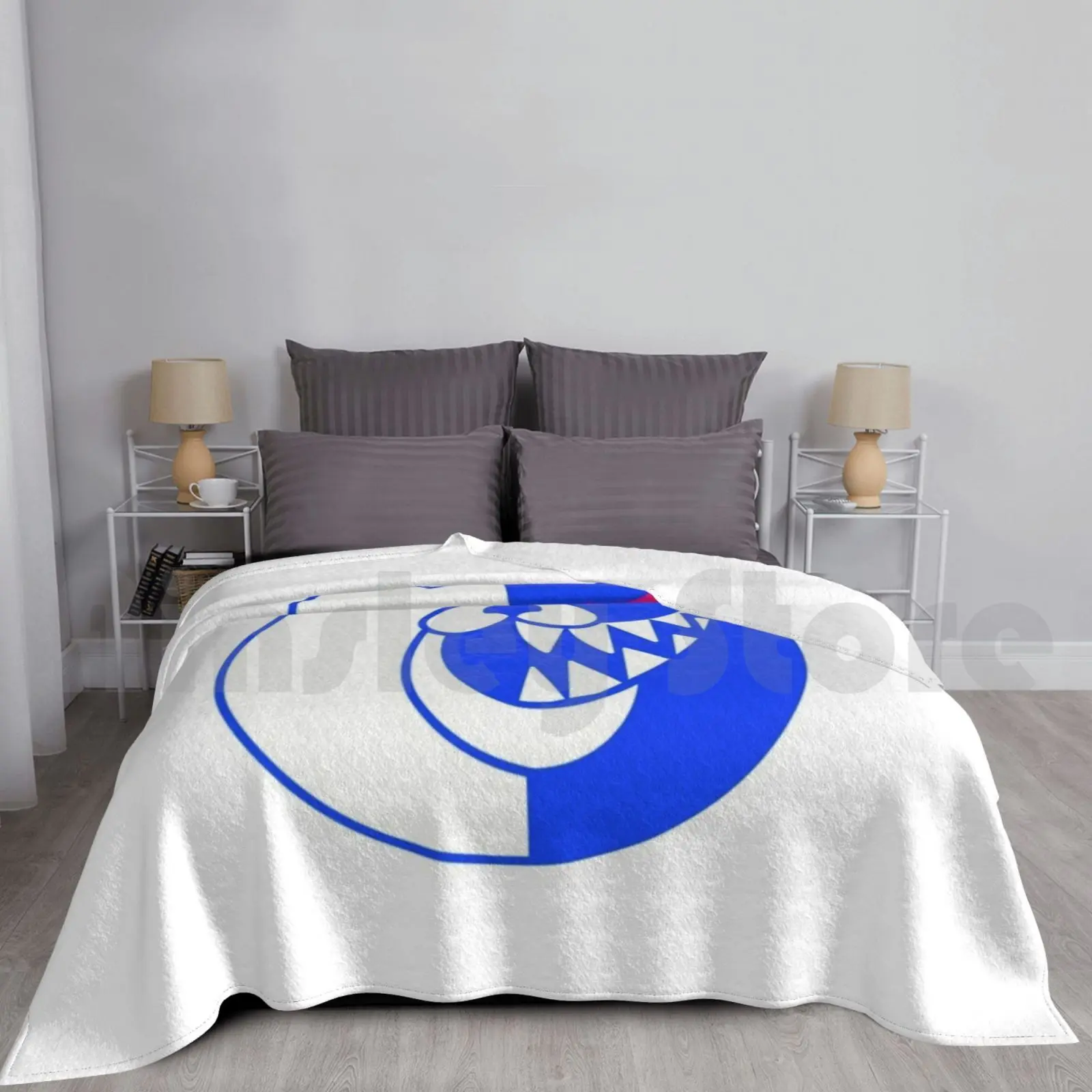 

Monokuma Laugh Blanket Fashion Custom Monokuma Danganronpa Bear Scary Anime Cute Laughing Creepy Monobear