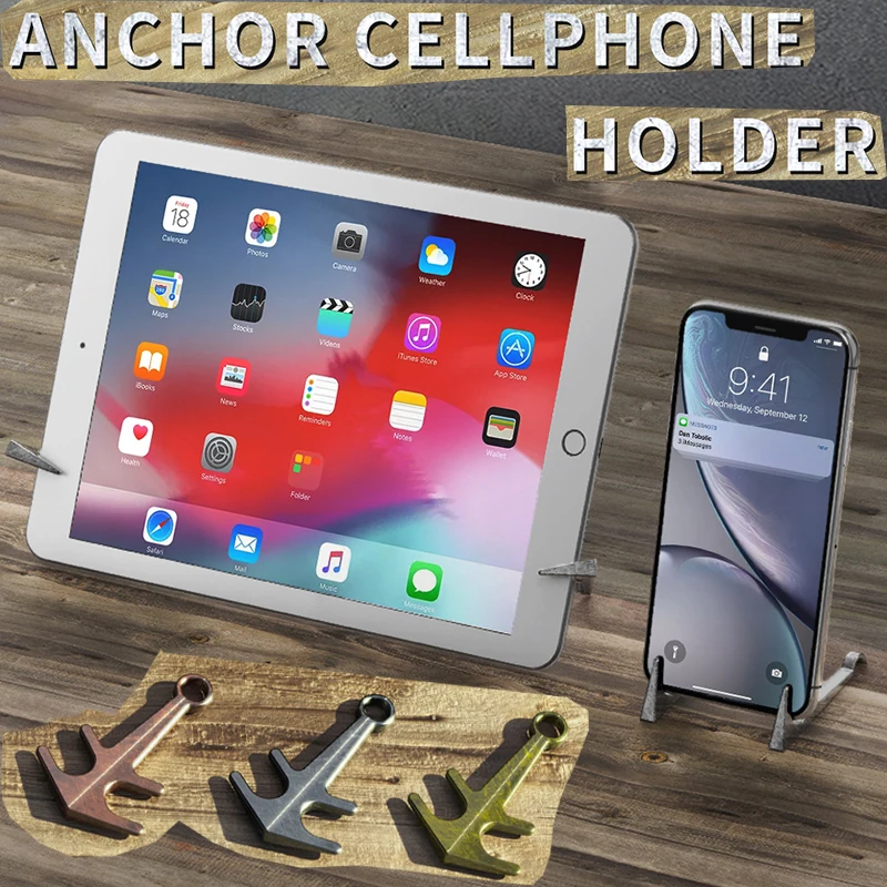 Universal Table Phone Holder For iPad Samsung iPhone Huawei Xiaomi Desktop Stand Support Magnet Anchor CellPhone Holder Mount