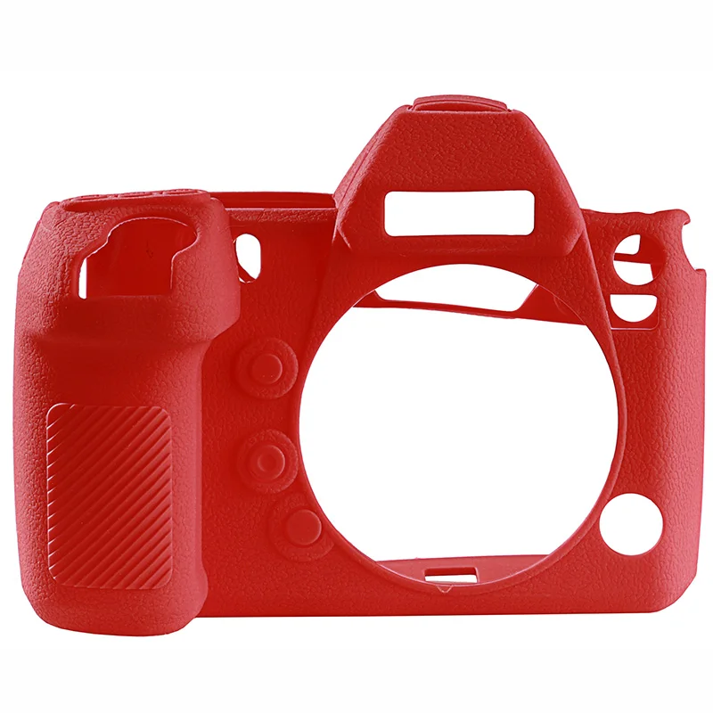 For LUMIX DC-S1 S1R Silicone Cover For Panasonic LUMIX DC-S1R S1 Camera Cover High Grade Litchi Texture Silicone Camera Case