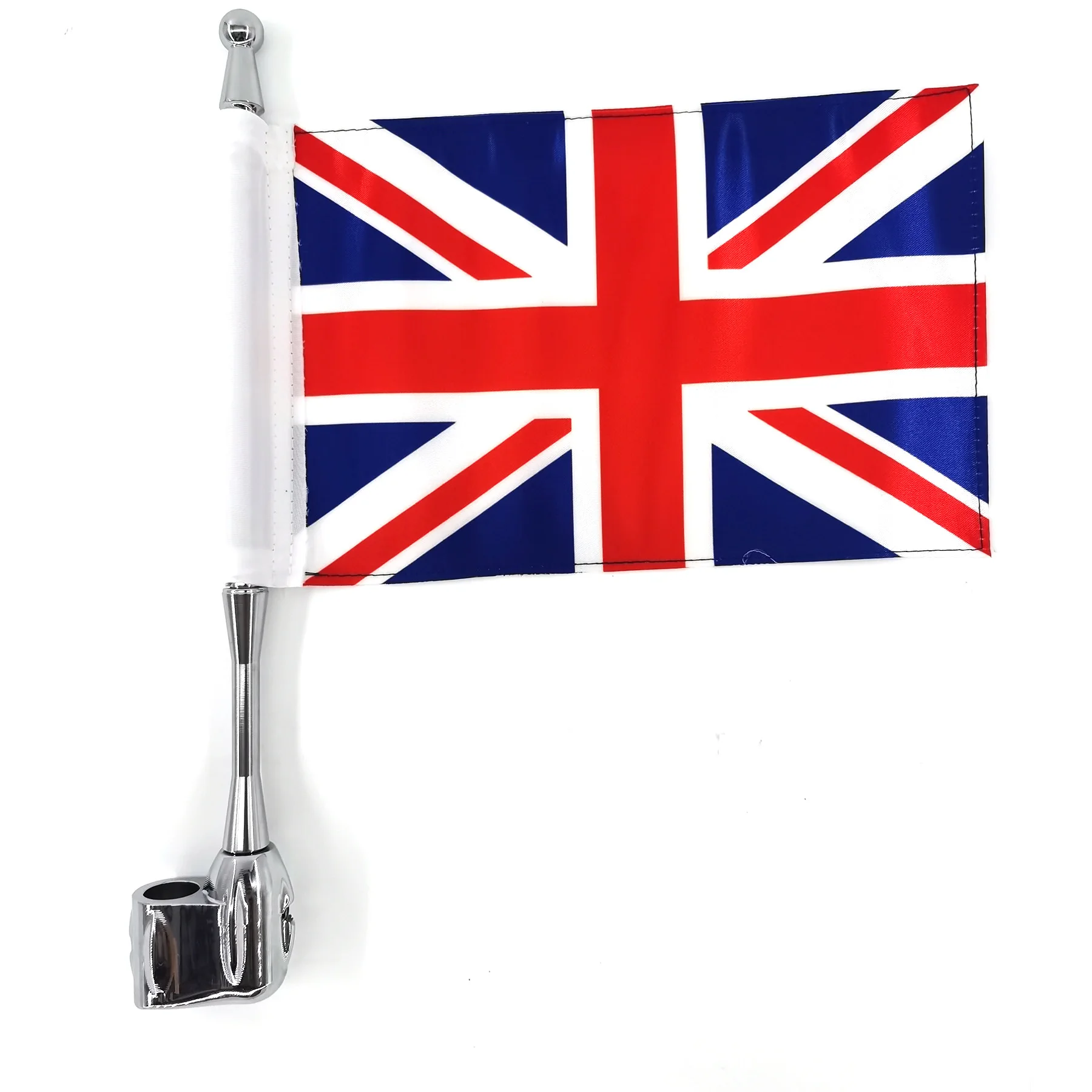 

Rear Side Antenna Luggage Rack Mount UK Flag Pole For Honda GoldWing GL1800 GL1500 GL1200