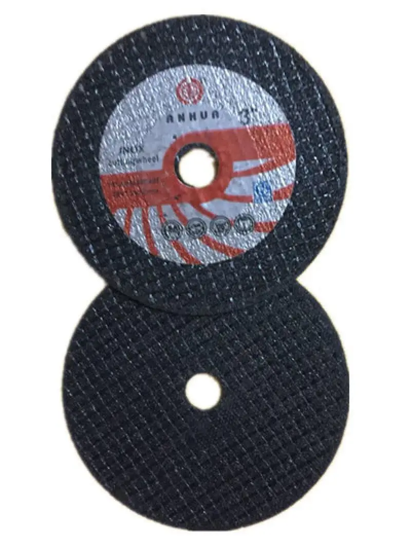 Disco da taglio ultrasottile in resina a doppia maglia 75*1.2*10 disco da taglio per mola disco da taglio da 3 pollici disco da rettifica ad angolo da 2 pollici S