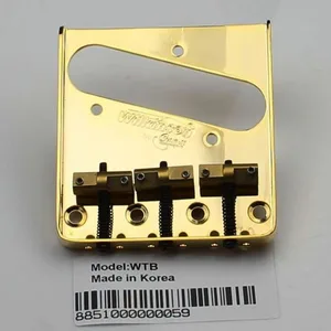 Wilsons Silver Chrome WTB جسر الغيتار الكهربائي مع حقيبة سرج الغيتار ذات النمط القديم من الذهب الأسود لجسر الغيتار TL أفضل 8 مبيعات لجسر ويلكنسون - رقم 6