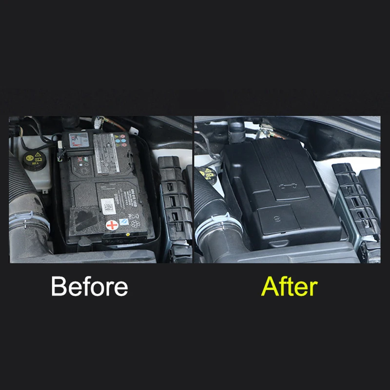 Cubierta protectora de batería de motor de coche, accesorios para Volkswagen T-ROC VW Tiguan 2 MK2 2016 2017 2018 2019 2020 para Skoda Superb 3