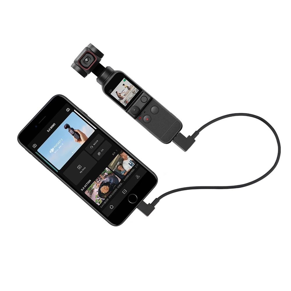 30ซม.ข้อมูลสายสำหรับDJIกระเป๋า2 Mavic Mini 2กล้องType-C C/Android/IOS Micro USBการเชื่อมต่อโทรศัพท์