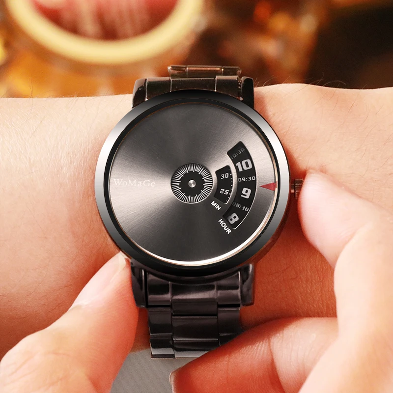 Men's Creative Stainless Steel Luxury Watch
