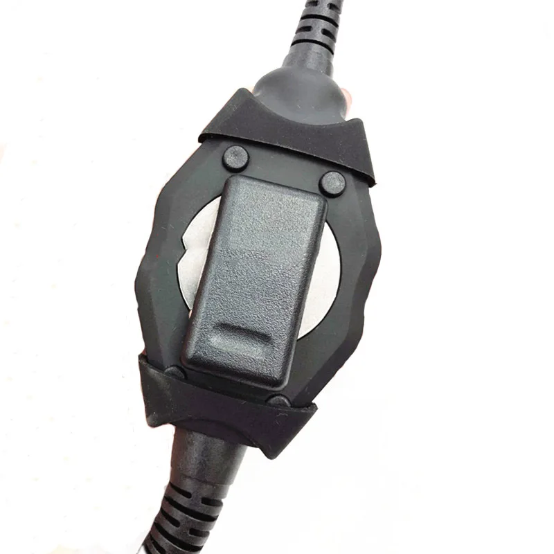 اسلكية تخاطب متقدمة ضوء كبيرة PTT الرقبة شنقا من جانب واحد سماعة ل كينوود Baofeng UV-5R UV-82 راديو