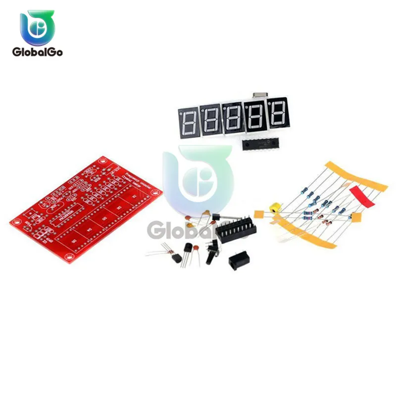 1Hz-50 Mhz Digitale Led Crystal Oscillator Frequentie Counter Tester Diy Kit 5 Cijfers Hoge Precisie Digitale Frequentie meter Module