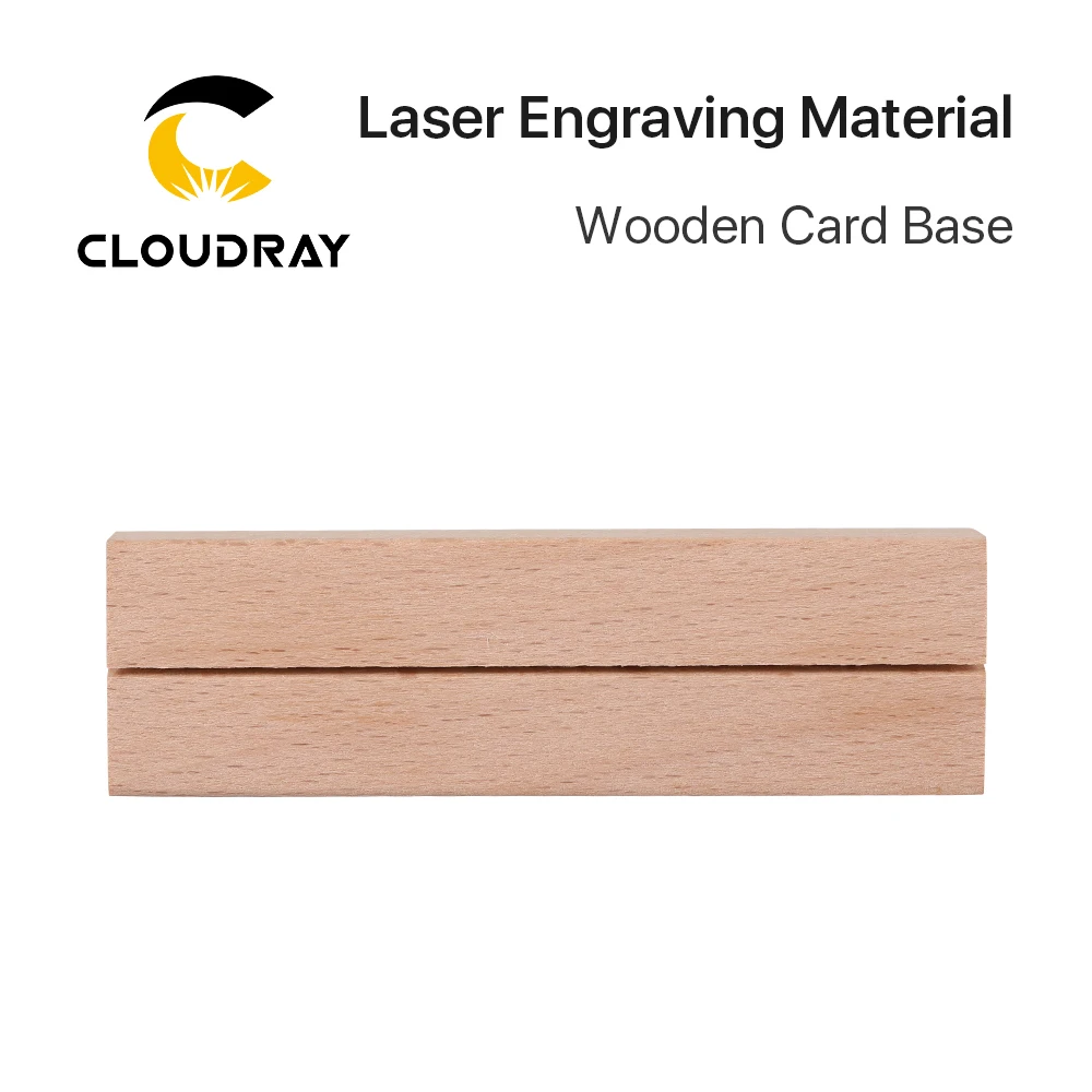 Ultrarayc 5pcs/set Card Holder Laser Engraving Material Wooden Card Base For Co2 Engraving Machine DIY Customized Materials