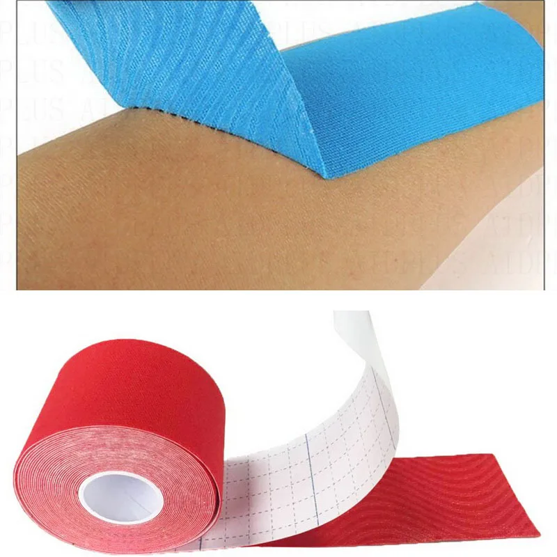 2.5/3.8/5/7.5 cm*5 m Cotton Self Adhesive Sport Tape Muscle Joint Physiotherapy Kinesiology Tape Elastic Bandage kinesiologico