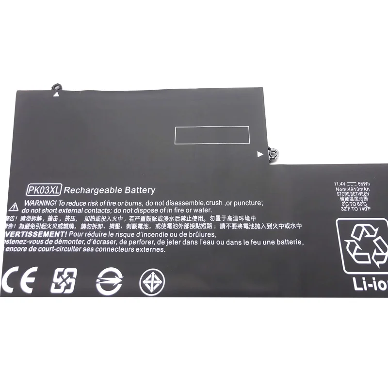 Imagem -05 - Bateria Nova do Portátil de Lmdtk Pk03xl para hp Spectre Pro X360 13 g1 Series M2q55pa M4z17pa Hstnn-db6s 6789116005 11.4v 56w