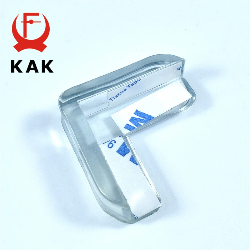 واقي زاوية KAK-Silicone للأطفال ، حماية زاوية الطاولة ، حافة مضادة للتصادم ، سلامة الطفل ، الأطفال ، 4 oy