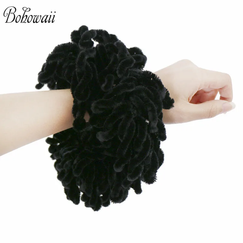 BOHOWAII Fashion Hairbands Muslim Hair Accessories for Women Hijab Scrunchies Femme Musulman Ozdoby Do Wlosow