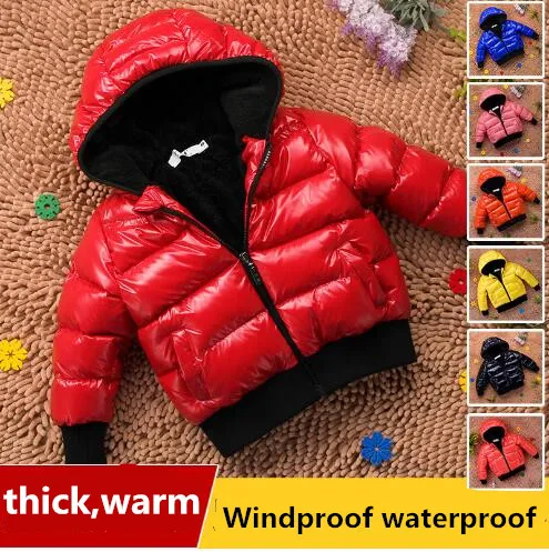 Baby Wadded jacket Baby Cotton-padded Parka Boys Girls Children Winter Thick Coat