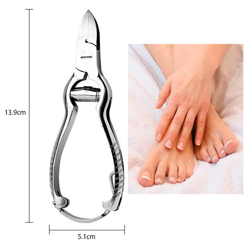 Professional Heavy Duty Thick Toe Nail Clippers Plier Steel Toenail Cuticle Nipper Trimming Scissor Plier Nail Clipper Tools