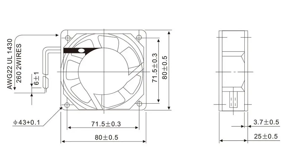 Fabrik direkt verkauf maschine und elektrische maschine ta8025mbl axial flow AC fan CNDF fan 8025msl ursprüngliche echte hohe qualität
