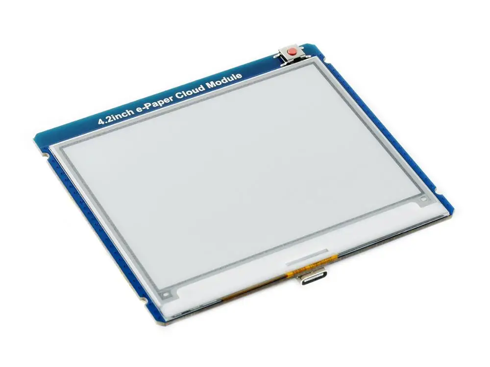 4.2inch e-Paper Cloud Module,400×300 Pixels, WiFi Connectivity,Low Power Consumption, Wide Viewing Angle, Paper-Like Effect