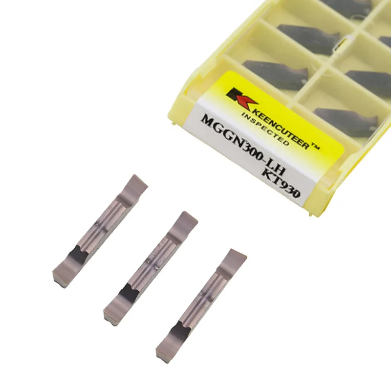 Imagem -03 - Carbide Grooving Insert Torno Mggn Fenda Lâmina-lh -r -l Cnc Corte Turning Ferramenta Lâmina 10pc Mggn150 200 250 300 400 500 600