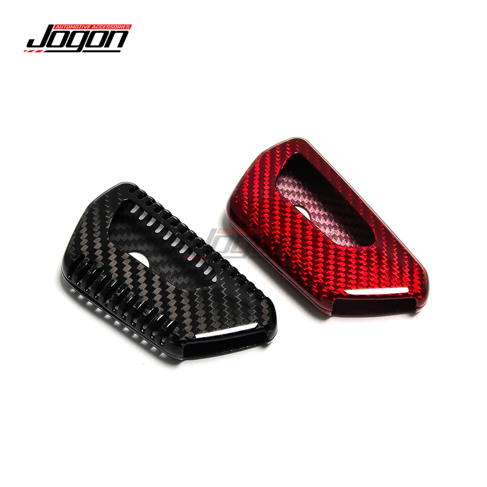 Carbon Fiber Car Remote Key Cover Shell Fob Protection Trim For Seat Leon Fr Mk4 2019 2020 2021