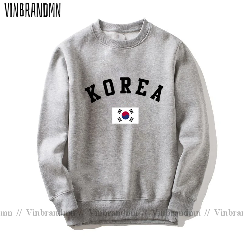 South Korea Hoodies Men Sweatshirt New Streetwear Clothes Classic Jerseys Footballer Tracksuit Nation Korean Flag Fleece KR Tops