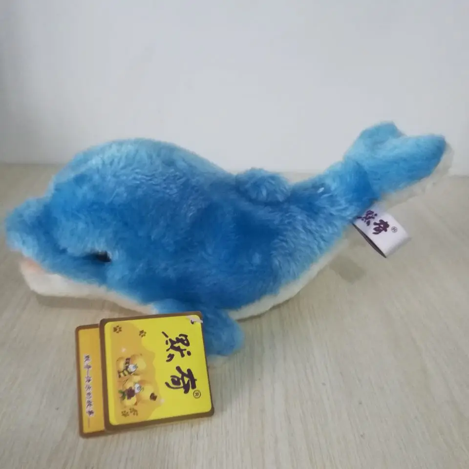 Marine animal about 27cm lovely blue dolphin plush toy soft doll birthday gift w1254