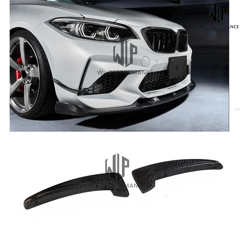 

High Quality Carbon Fiber Air Vents Front Bumper Side Trim Car Styling for Bmw F87 M2 3d Style Body Kit 15-up