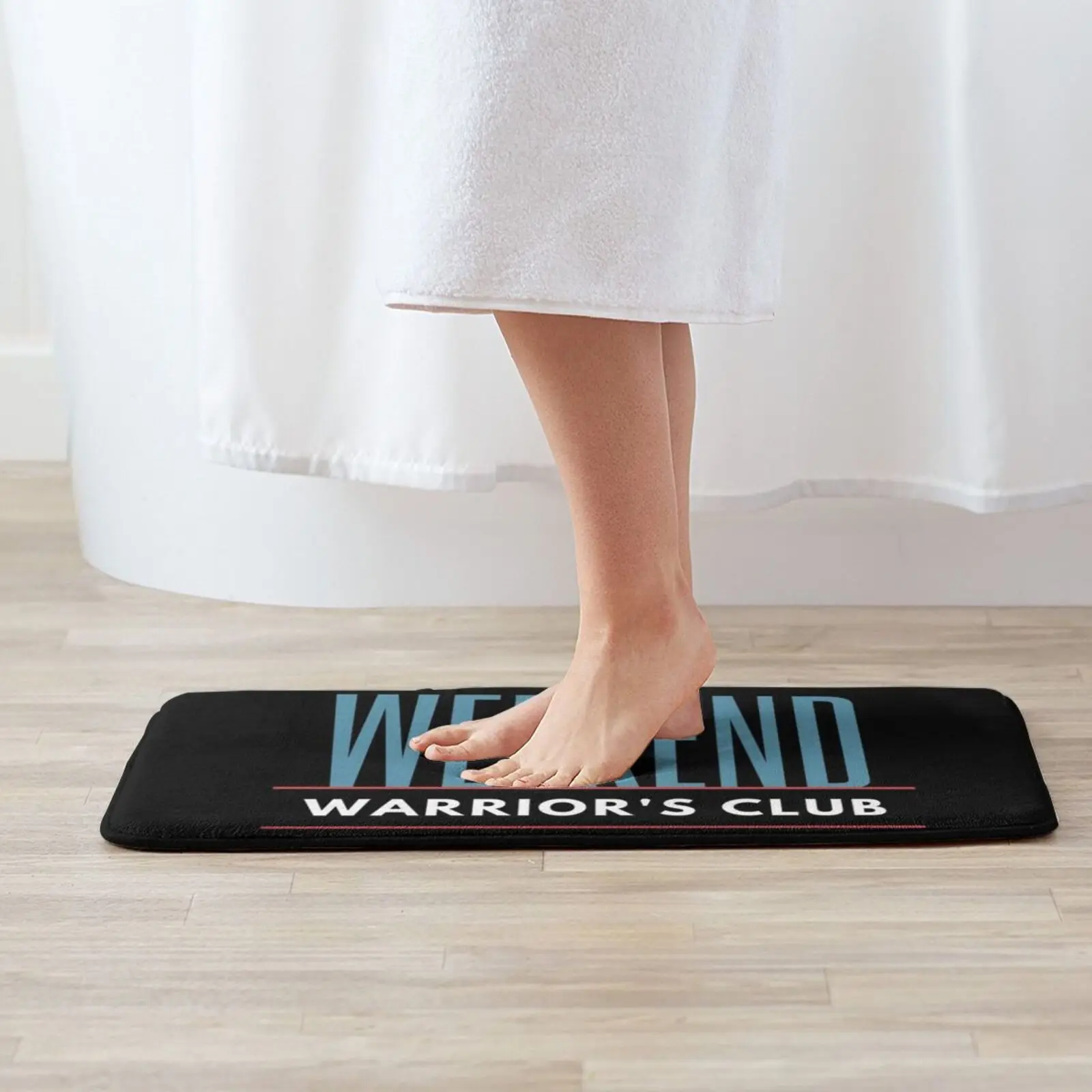 Weekend Warrior'S Club Soft Cushion Home Carpet Door Mat Car Rug Weekend Warrior Club Relax Gamer Fighter Association Funny