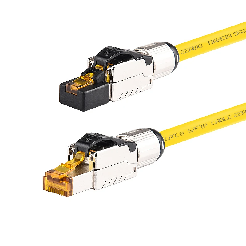 Network RJ45 Ethernet Cable Notebook links Cat8 Cat7 Cat6A Cable Pre-terminated (Pre-assembled) Patch Cord