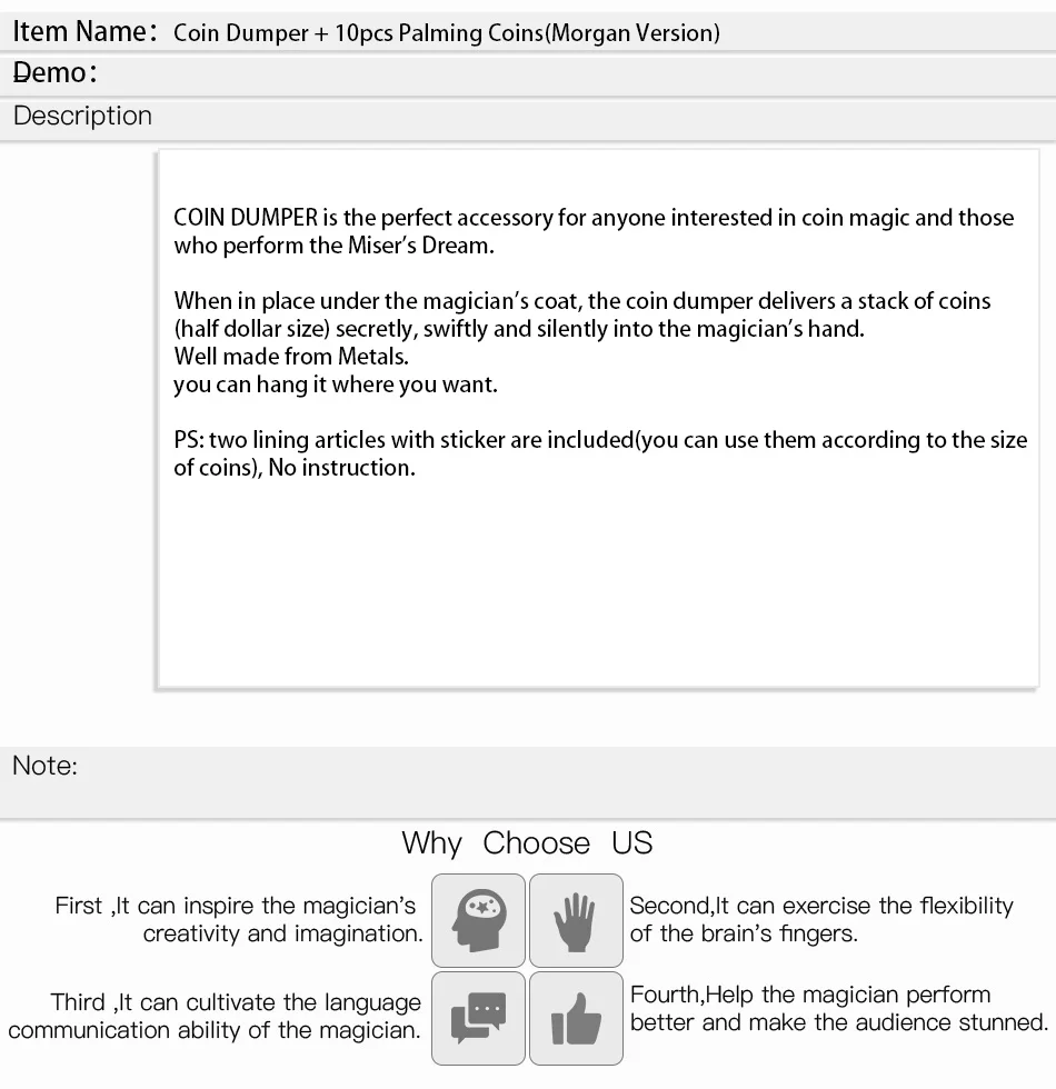 하프 달러용 코인 덤퍼/홀더, 모건 코인 매직 트릭 코인 나타나기/배니쉬 스테이지 클로즈업 환상 특수 효과 소품 Magia -  AliExpress