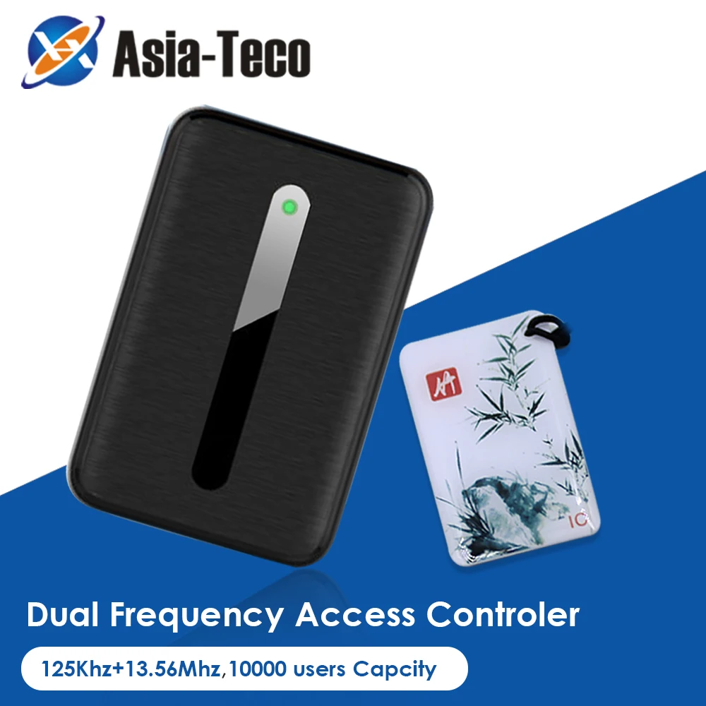 Dual frequency 125KHz+13.56MHz RFID Card Reader Access Controler Access Control System 10000 Users IP67 Waterproof no/nc/com