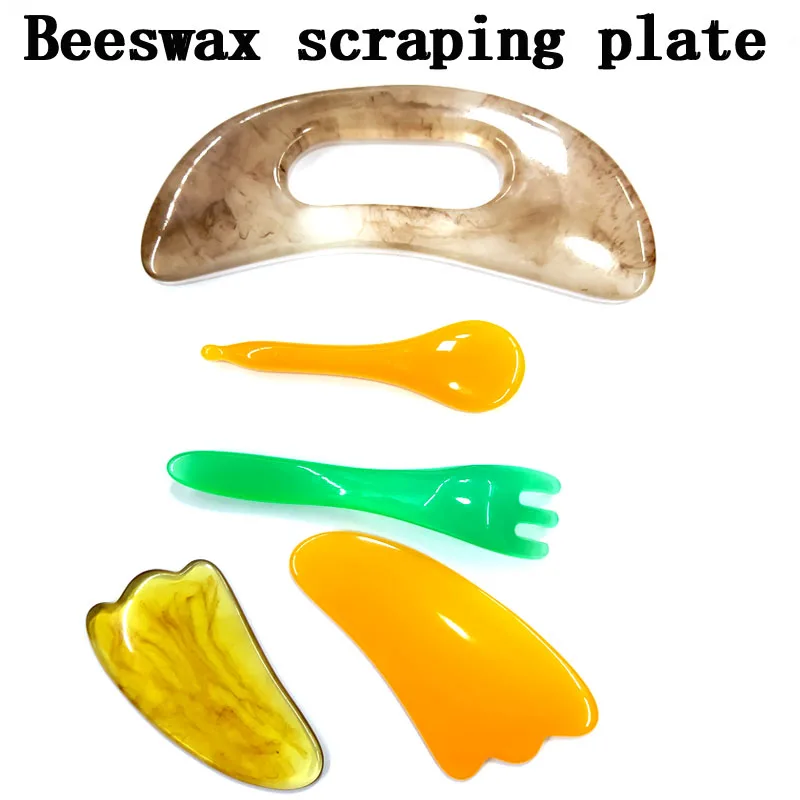 Scrapping Plate Beeswax Resin Facial Eye Lift Pull Pull Tendon Rod Whole Body Apply Head Massage Claw Neck Shoulder Back Leg