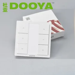 Dooya-Interruptor de pared de un solo canal, DC1650, DC1651, emisor de doble canal, receptor de pared, control remoto para motor de cortina Dooya