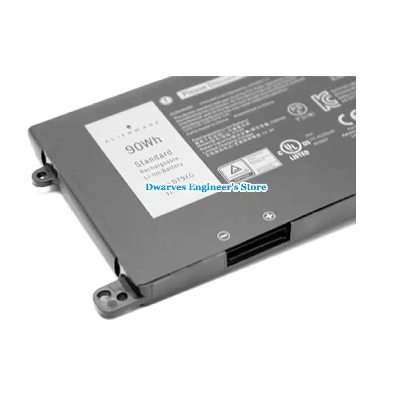 Imagem -05 - tipo Genuíno Bateria Dt9xg 11.4v para Dell Alienware Área 51m Alwa51m Alwa51m-d1733b 07pwxv 7pwkv Alwa51m-d1733pb Alwa51m-d1969db