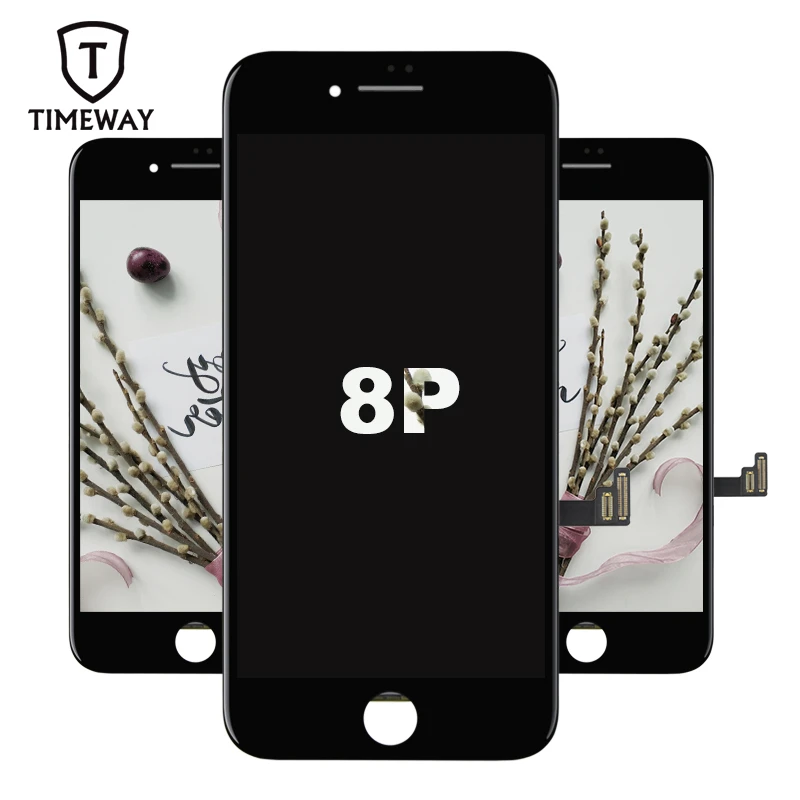 5pcs For iphone 8 Plus LCD Display 100% Tested For OEM With Digitizer Assembly With 3D Touch Screen For iphone 8 Plus LCD