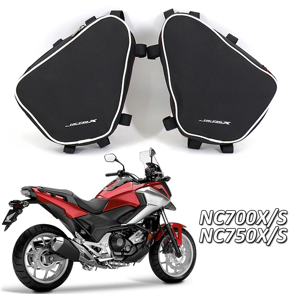 Motorcycle Toolbox Frame Crash Bar Bags Tool Placement Travel Saddle Bag FOR Honda NC700X NC700S NC750X NC750S NC 700 750 X S