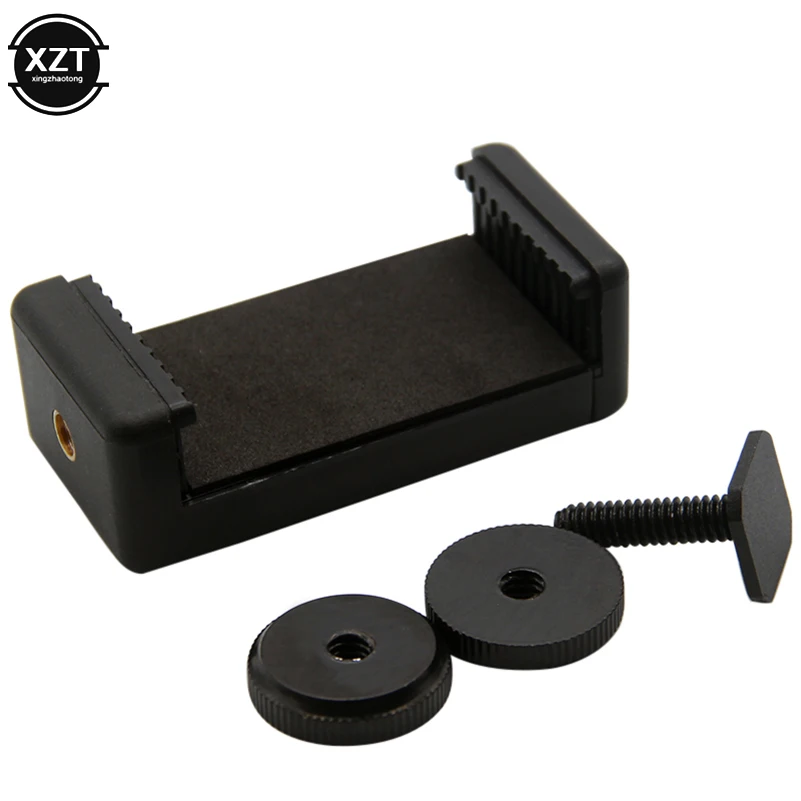 المهنية 1/4 الهاتف حامل Clip فلاش الحذاء الساخن المسمار محول عالمي ترايبود جبل لكانون نيكون سوني DSLR كاميرا