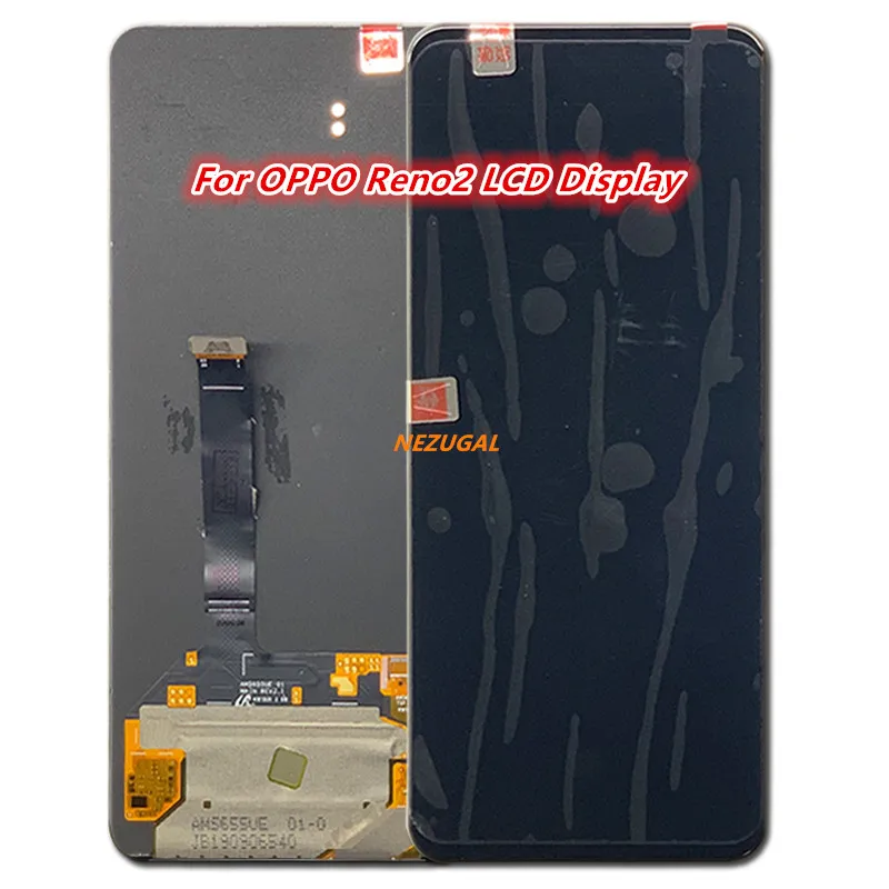 

Original AMOLED LCD For OPPO Reno2 Reno 2 LCD Display Touch Screen Digitizer Assembly PCKM70 PCKT00 PCKM00 CPH1907