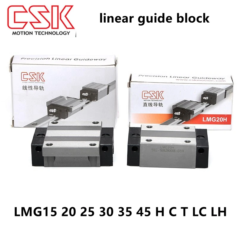 

CSK linear guide block carriage LMG15H LMG20H LMG25H LMG30H LMG15C LMG20C LMG25C LMG30C LMG15T LMG20T LMG25T LMG20 25 30LH LC