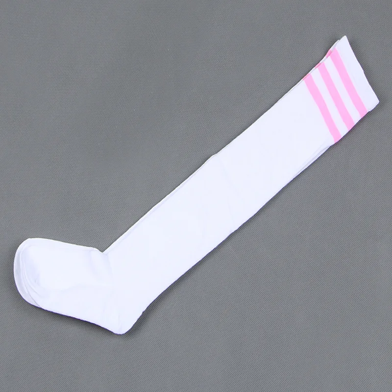 Stockings Cotton Girls Stripe Long Knee High Socks JK Uniforms Socks Sports Long Socks For Ladies Black And White Stockings