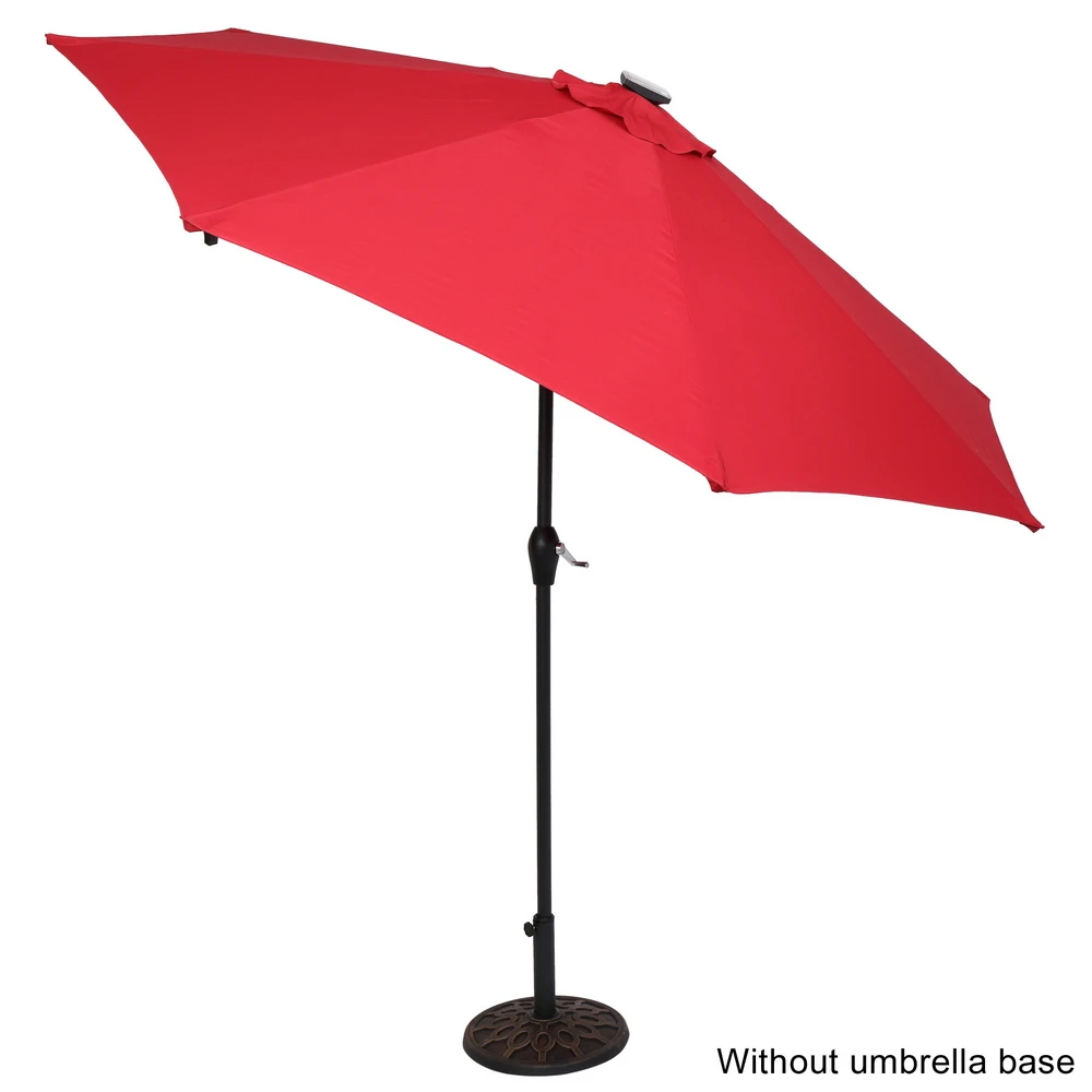 Two Colors  9FT Light Umbrella Waterproof Folding Sunshade  US Warehouse