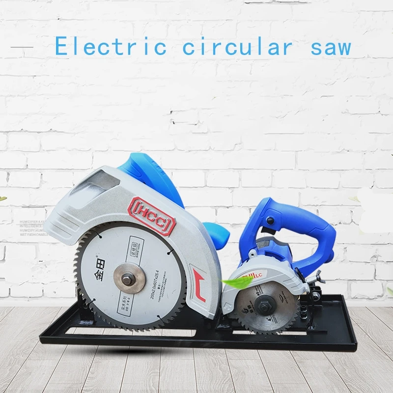 Mini 2 in 1wood table saw Panel Saw Dustless Saw flip Electric Circular Saw Practical  Woodworking Multifunctional