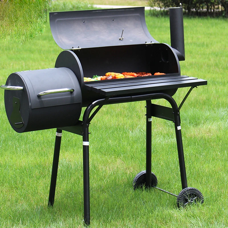 Outdoor oven American BBQ stew and roast smoked barbecue rack garden home courtyard thickened charcoal barbecue oven