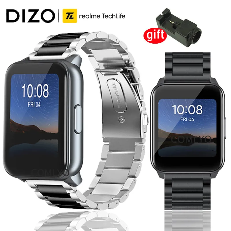 

Ремешок из нержавеющей стали для смарт-часов Realme DIZO Watch 2