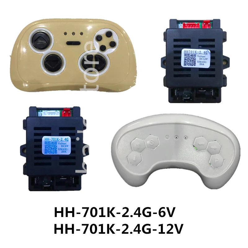 HH-701K-2.4G-mando a distancia para coche de juguete para niños, transmisor de 2,4 GHz, Bluetooth, HH-707K-2.4G, 12V, 6V