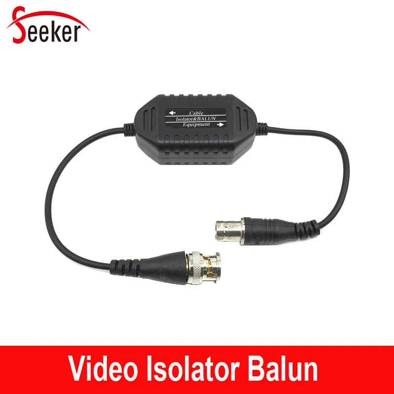 

New CCTV Security Video Isolator Balun BNC Male to Female Coaxial Ground Loop Balun 5MP for CCTV Cameras