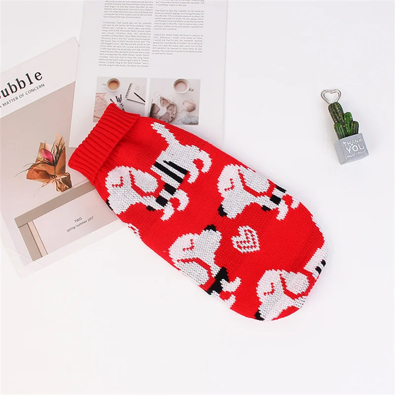 Warm Chihuahua Puppuy Dog Sweater Winter Pet Clothes For Small Dogs Yorkshire Dachshund Cat Pullover Mascotas Clothing Costume_voghion.com