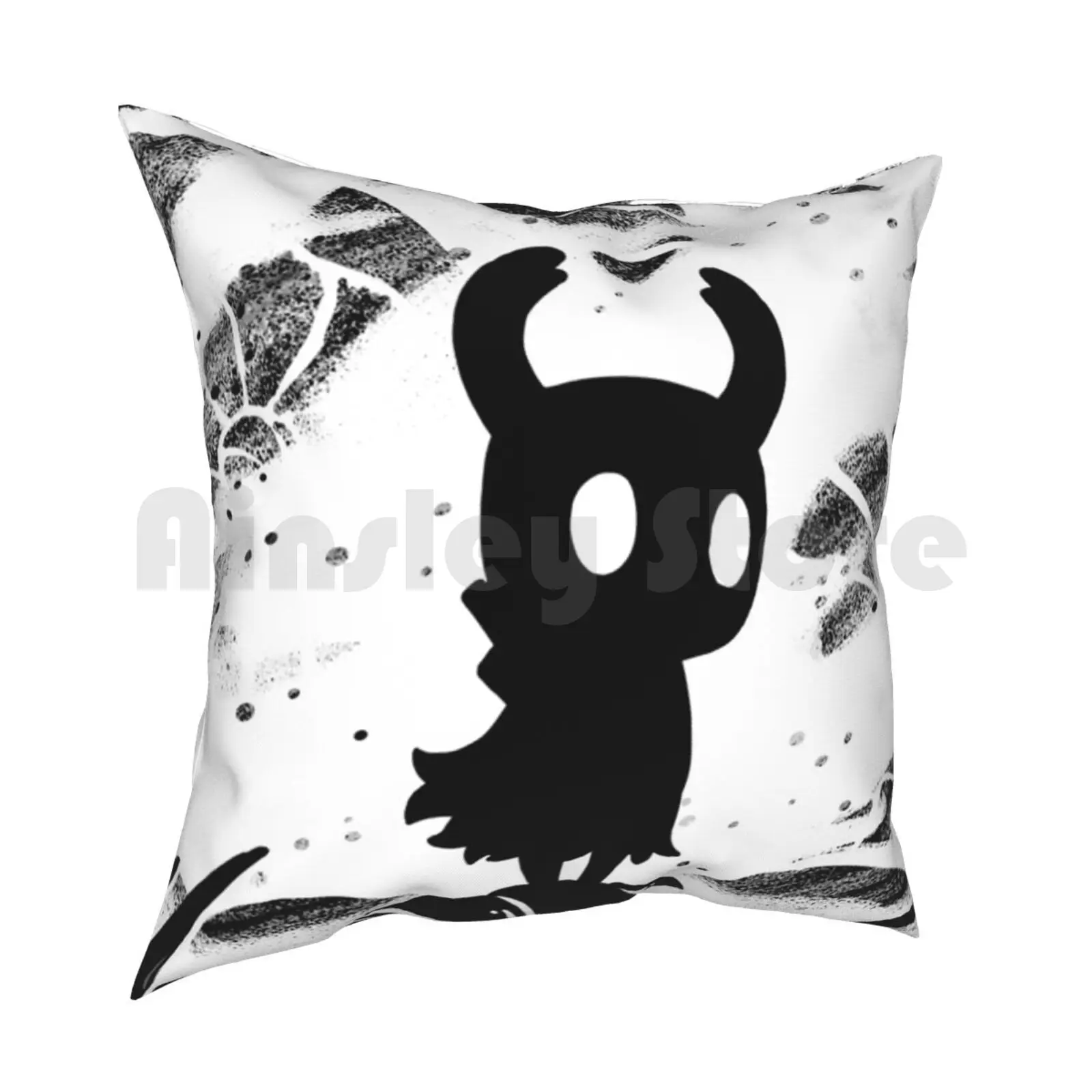 Hollow Knight Inspired Painting-Pillow Case Printed Home Soft DIY Pillow cover Knight Hollow Knight Video Game Grubs Hollow