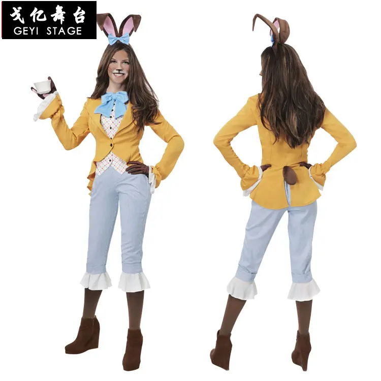 Halloween Party Cosplay Costumes Sexy Cute Bunny Girl Rabbit Woman Set Good Quality Kawaii Cosplay Bunny Costume